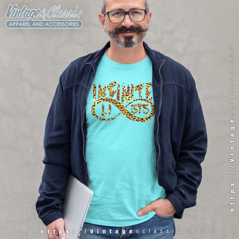 Infinite Lists Shirt Logo Leopard Long Sleeve Tee Infinite Lists Shirt Logo Leopard Long Sleeve Tee