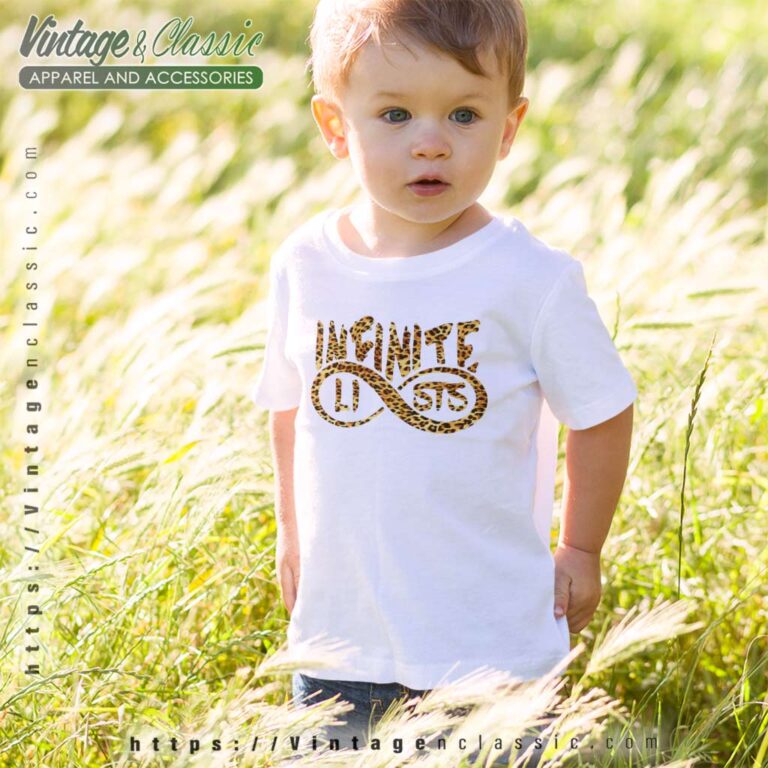Infinite Lists Shirt Logo Leopard T Shirtl Youth and Kid Infinite Lists Shirt Logo Leopard T Shirtl Youth and Kid