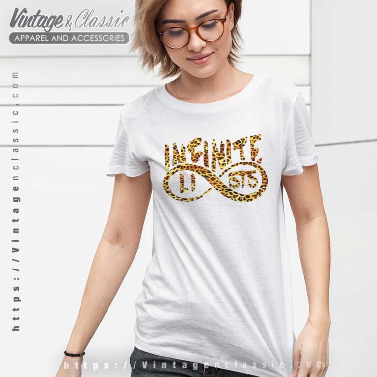 Infinite Lists Shirt Logo Leopard Women TShirt Infinite Lists Shirt Logo Leopard Women TShirt