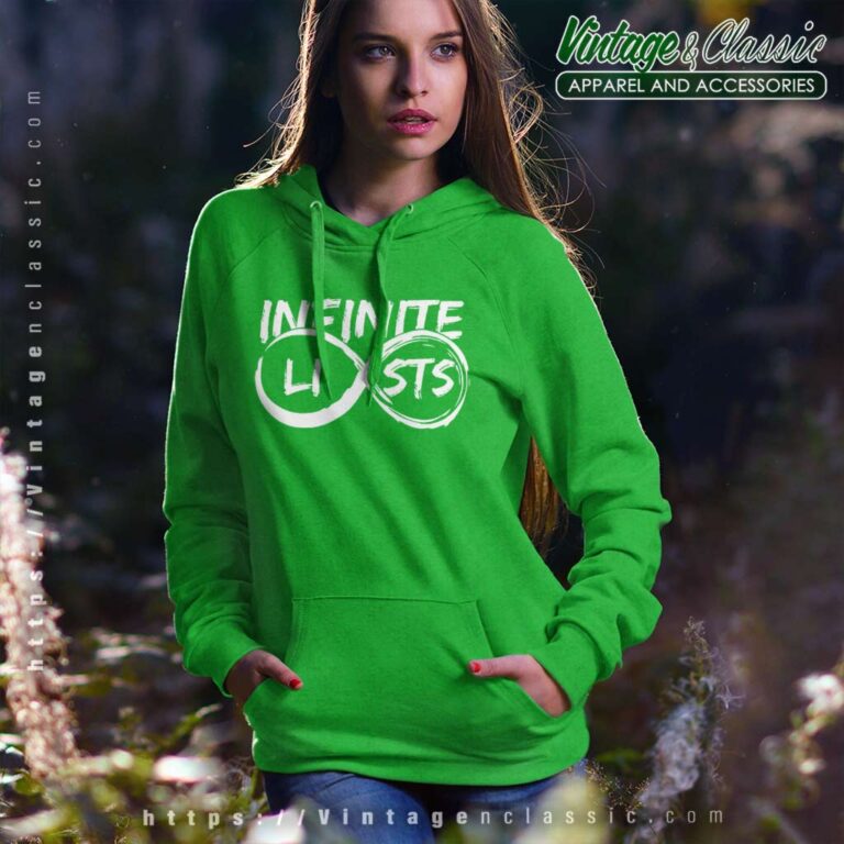Infinite Lists Shirt Two Tone Hoodie Infinite Lists Shirt Two Tone Hoodie