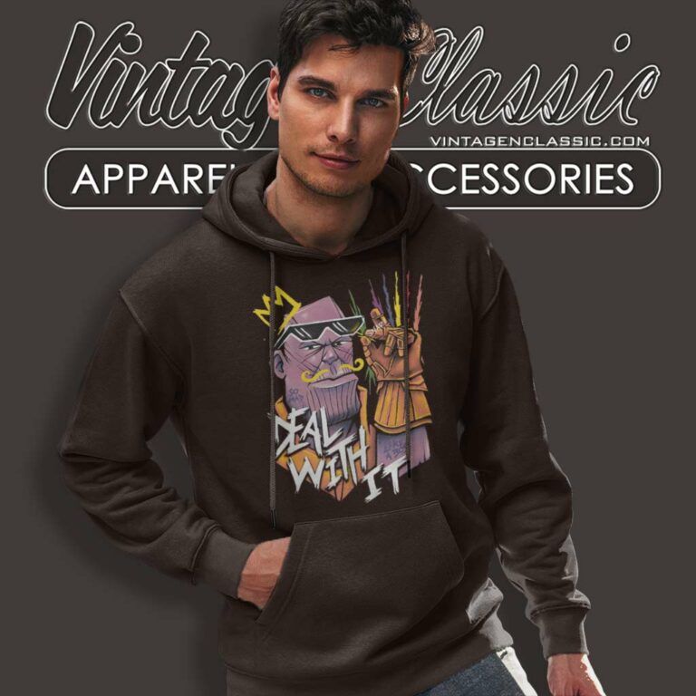 Infinity Thanos Deal With It Hoodie Infinity Thanos Deal With It Hoodie