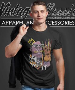 Infinity Thanos Deal With It T Shirt