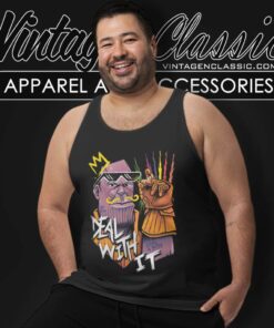 Infinity Thanos Deal With It Tank Top Racerback