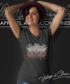 Ingested Crescent V Neck TShirt