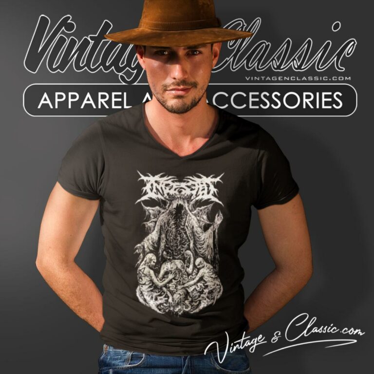 Ingested Death Sermon V Neck TShirt Ingested Death Sermon V Neck TShirt