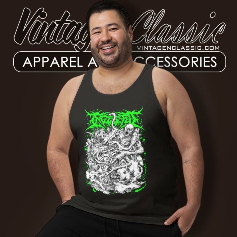 Ingested Demonic Entity Tank Top Racerback Ingested Demonic Entity Tank Top Racerback
