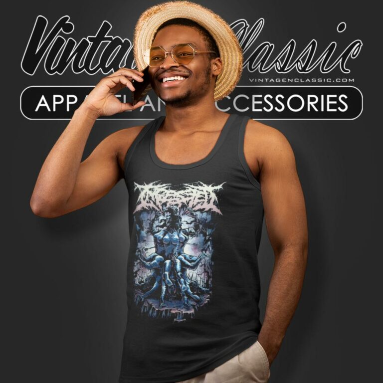 Ingested Human Sculpture Tank Top Racerback Ingested Human Sculpture Tank Top Racerback