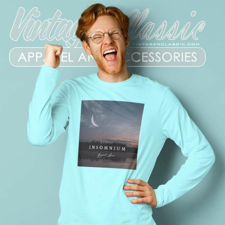 Insomnium Shirt Argent Moon Long Sleeve Tee Insomnium Shirt Argent Moon Long Sleeve Tee