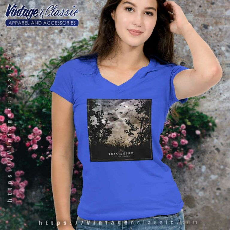 Insomnium Shirt One For Sorrow V Neck TShirt Insomnium Shirt One For Sorrow V Neck TShirt