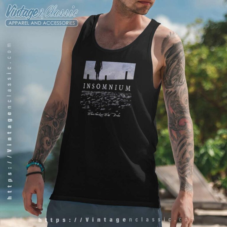 Insomnium Shirt Where The Last Wave Broke Tank Top Racerback Insomnium Shirt Where The Last Wave Broke Tank Top Racerback