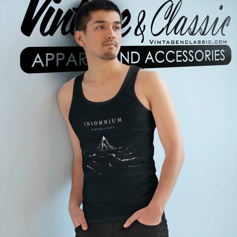 Insomnium Shirt Winters Gate Tank Top Racerback Insomnium Shirt Winters Gate Tank Top Racerback