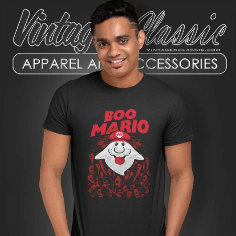 Into The Void Boo Mario Game T Shirt Into The Void Boo Mario Game T Shirt
