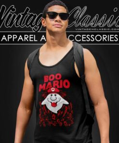 Into The Void Boo Mario Game Tank Top Racerback