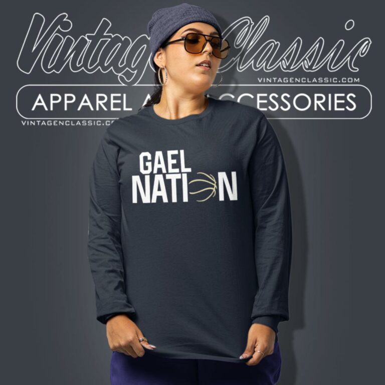 Iona College Gael Nation Basketball Long Sleeve Tee Iona College Gael Nation Basketball Long Sleeve Tee