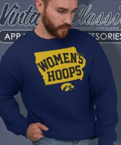 Iowa Basketball Womens Hoops Shirt 4 Iowa Basketball Women's Hoops Sweatshirt