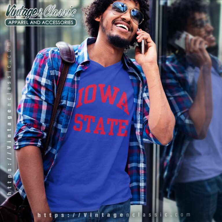 Iowa State University Classic Logo V Neck TShirt Iowa State University Classic Logo V Neck TShirt