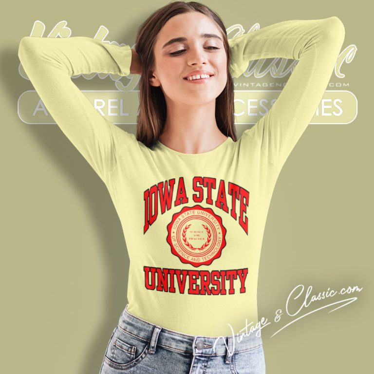 Iowa State University Cyclones Circle Logo Long Sleeve Tee Iowa State University Cyclones Circle Logo Long Sleeve Tee