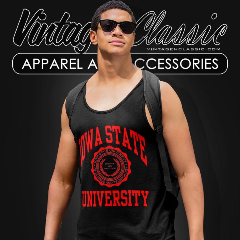 Iowa State University Cyclones Circle Logo Tank Top Racerback Iowa State University Cyclones Circle Logo Tank Top Racerback