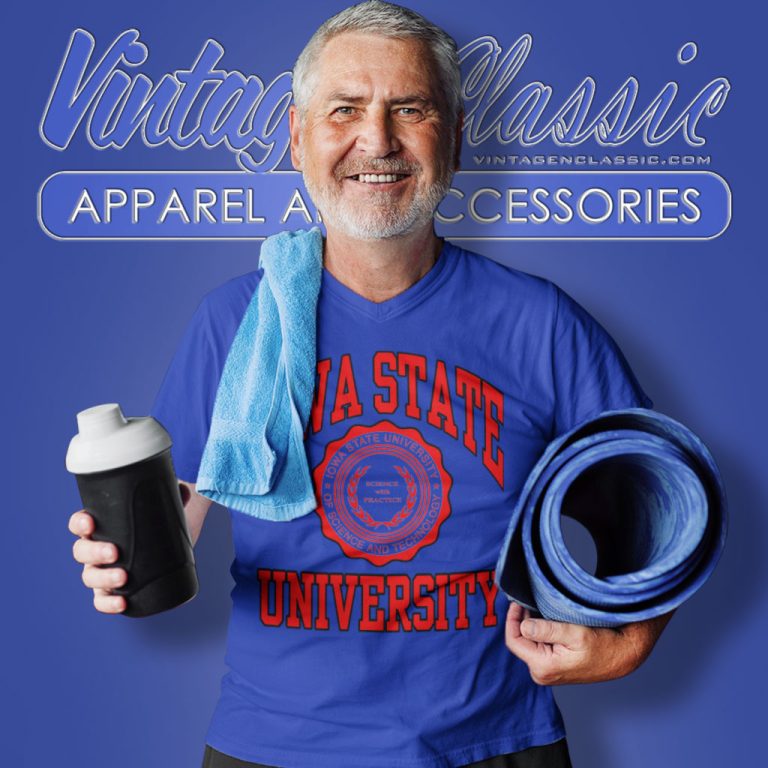 Iowa State University Cyclones Circle Logo V Neck TShirt Iowa State University Cyclones Circle Logo V Neck TShirt