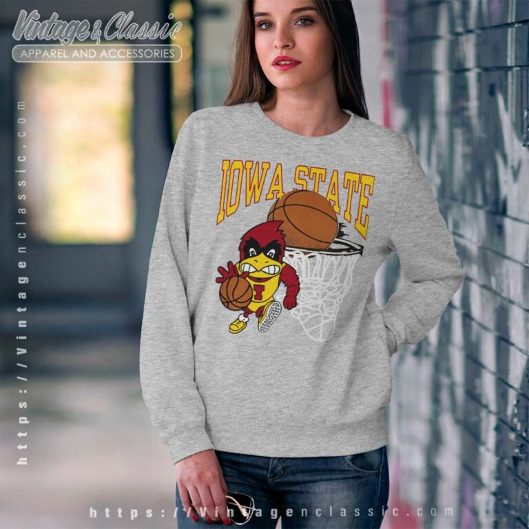 Iowa State University Shirt Cardinal Cyclones Basketball Sweatshirt Iowa State University Shirt Cardinal Cyclones Basketball Sweatshirt