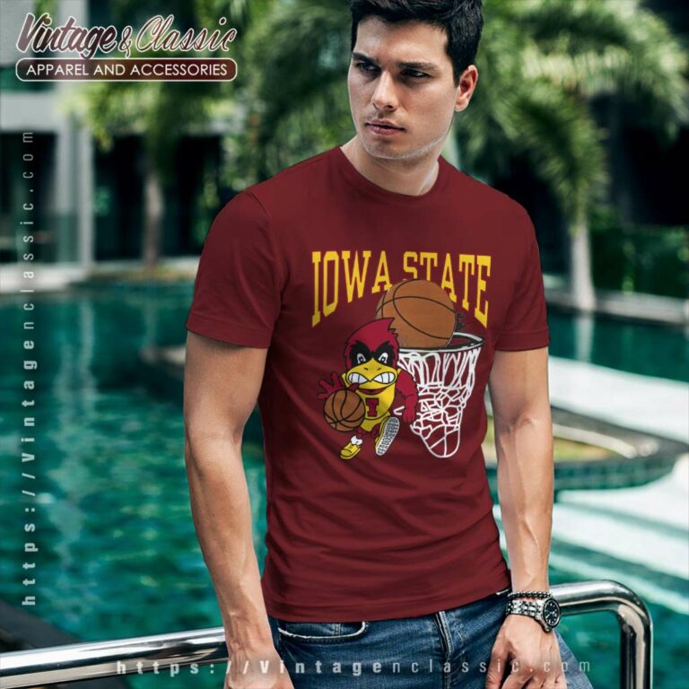 Iowa State University Shirt Cardinal Cyclones Basketball T Shirt Iowa State University Shirt Cardinal Cyclones Basketball T Shirt