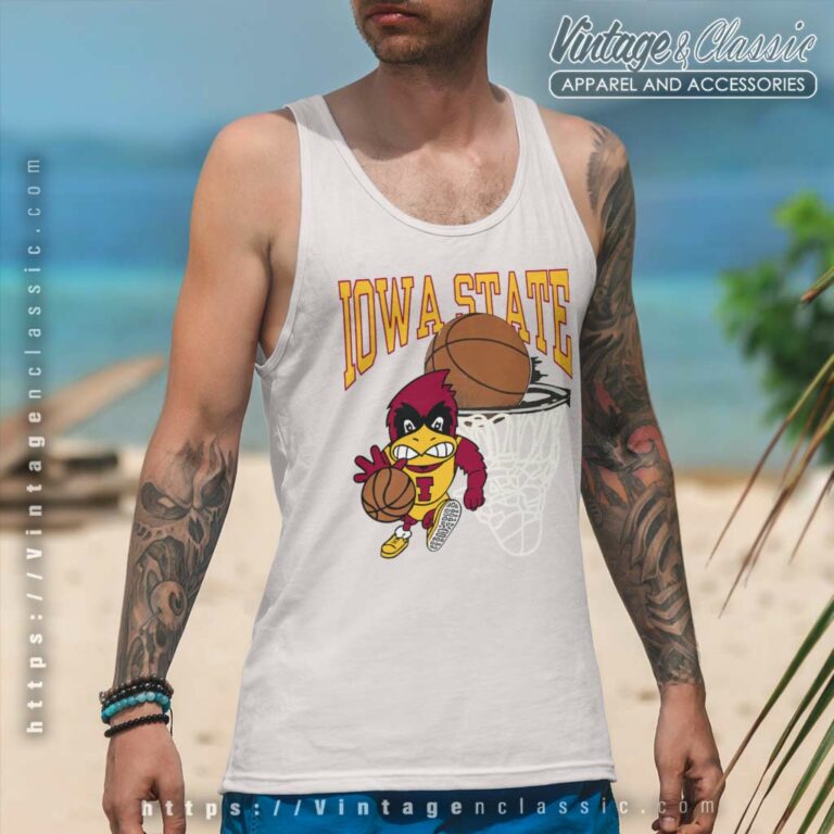 Iowa State University Shirt Cardinal Cyclones Basketball Tank Top Racerback Iowa State University Shirt Cardinal Cyclones Basketball Tank Top Racerback