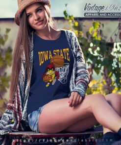 Iowa State University Shirt Cardinal Cyclones Basketball Women TShirt