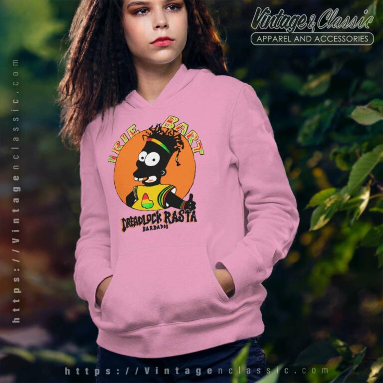 Irie Bart The Simpsons Dreadlock Rasta Barbados Hoodie Irie Bart The Simpsons Dreadlock Rasta Barbados Hoodie