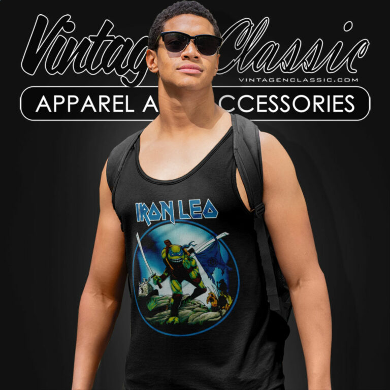 Iron Leo The Leader Ninja Turtles Tank Top Racerback Iron Leo The Leader Ninja Turtles Tank Top Racerback
