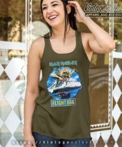 Iron Maiden Flight 666 Tank Top Racerback