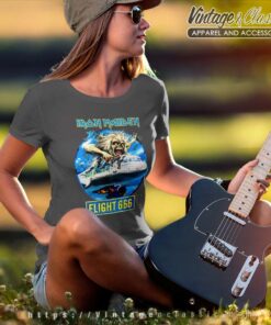 Iron Maiden Flight 666 Women TShirt