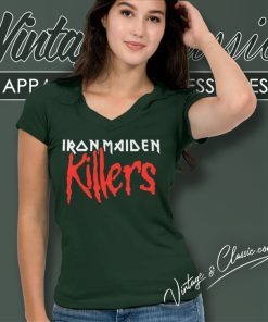 Iron Maiden Killers V Neck TShirt