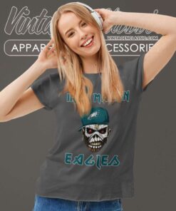 Iron Maiden Philadelphia Eagles Shirt 5 Iron Maiden Philadelphia Eagles Women TShirt