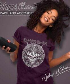 Iron Maiden Samurai Graphic Shirt 6 Iron Maiden Samurai Graphic Women TShirt