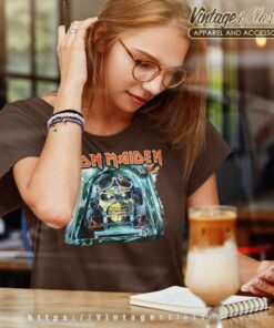Iron Maiden Shirt Aces High Ed World Tour 7 Iron Maiden Shirt Aces High Ed World Tour Women TShirt