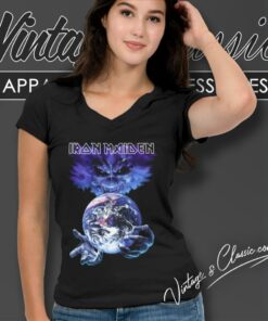Iron Maiden Shirt Brave New World 5 Iron Maiden Shirt Brave New World V Neck TShirt