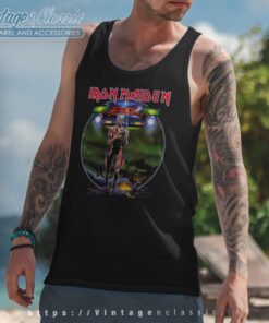 Iron Maiden Shirt Eddie Lives Somewhere On Tour 5 Iron Maiden Shirt Eddie Lives Somewhere On Tour Tank Top Racerback