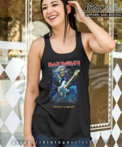 Iron Maiden Shirt Eddie On Bass Slim 4 Iron Maiden Shirt Eddie On Bass Slim Tank Top Racerback