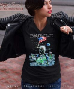 Iron Maiden Shirt Final Frontier Us Concert 6 Iron Maiden Shirt Final Frontier Us Concert V Neck TShirt