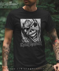 Iron Maiden Shirt Iron Maiden Boxed Face Eddie Number Of The Beast Shirt 5 Iron Maiden Shirt Iron Maiden Boxed Face Eddie Number of the Beast Tshirt