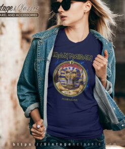 Iron Maiden Shirt Iron Maiden Legacy Collection Powerslave Mummy Circle Shirt 4 Iron Maiden Shirt Iron Maiden Legacy Collection Powerslave Mummy Circle Vneck