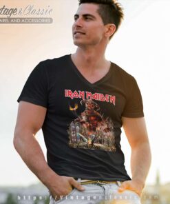 Iron Maiden Shirt Legacy Of The Beast Tour 6 Iron Maiden Shirt Legacy Of The Beast Tour V Neck TShirt