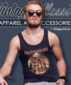 Iron Maiden Shirt Powerslave Lightning 4 Iron Maiden Shirt Powerslave Lightning Tank Top Racerback