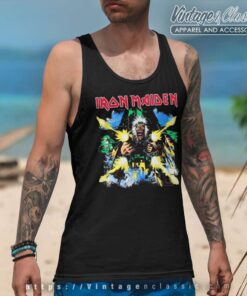 Iron Maiden Shirt Shoot That Fokker Tour 1990 4 Iron Maiden Shirt Shoot That Fokker Tour 1990 Tank Top Racerback