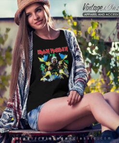 Iron Maiden Shirt Shoot That Fokker Tour 1990 7 Iron Maiden Shirt Shoot That Fokker Tour 1990 Women TShirt