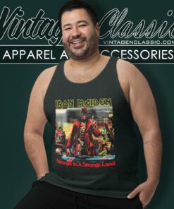 Iron Maiden Shirt Stranger In A Strange Land 5 Iron Maiden Shirt Stranger In A Strange Land Tank Top Racerback