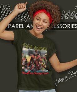 Iron Maiden Shirt Stranger In A Strange Land 6 Iron Maiden Shirt Stranger In A Strange Land Women T Shirt