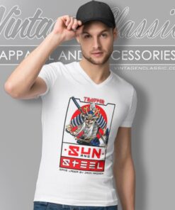 Iron Maiden Shirt Sun And Steel 5 Iron Maiden Shirt Sun And Steel V Neck TShirt