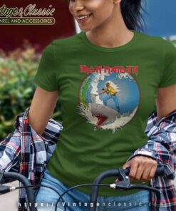 Iron Maiden Shirt The Beast Cracks The West Coast Tour 7 Iron Maiden Shirt The Beast Cracks The West Coast Tour Women TShirt