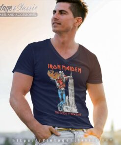 Iron Maiden Shirt The Beast In New York 6 Iron Maiden Shirt The Beast In New York V Neck TShirt